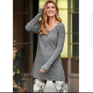 Soft Surroundings Gray Sweater